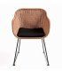Silla con brazos de rattán Ebrima