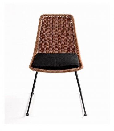 Silla de rattán para exterior Ebrima
