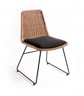 Silla de rattán para exterior Ebrima