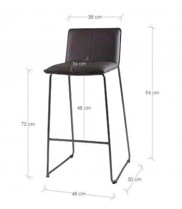 Taburete moderno Teira