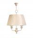 Lámpara colgante clásico 2 luces Omaha, beige
