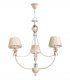 Lámpara clásica 3 luces Omaha, beige