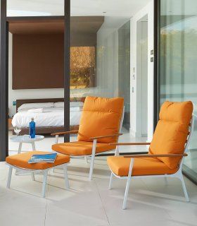 Sillón alto para terraza Marin