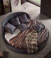 Cama redonda tapizada Kamila