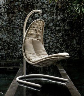 Sillón columpio de diseño Christy