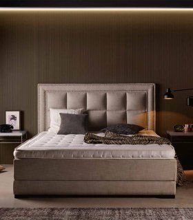 Cama tapizada moderna Anisa