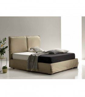 Cama tapizada con arcón Zareen