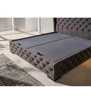 Cama tapizada con arcón Raissa