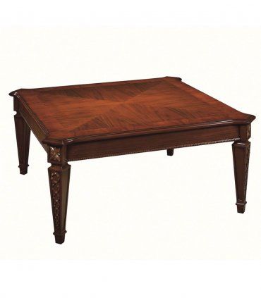 Mesa de centro clásica Saldi, cuadrada