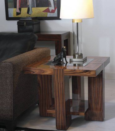 Mesa de rincón Samarinda, palisandro