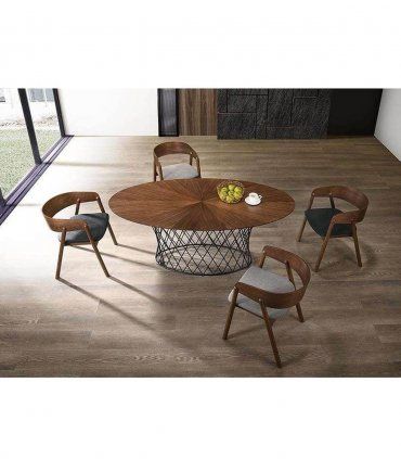 Mesa y butacas comedor Dunes