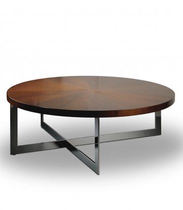 Mesa de centro redonda moderna Ados de Hurtado Muebles