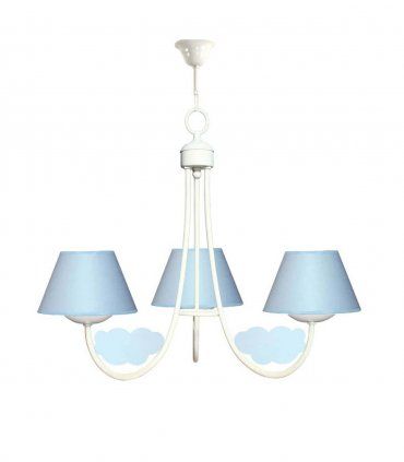 Lámpara infantil 3 luces Nube