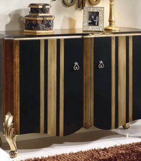 Cómoda clásica decorada Lesne, puertas
