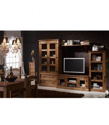 Mueble de salón rústico Kabire A en Ámbar Muebles.