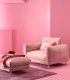 Sillón grande de estilo contemporáneo Cloe