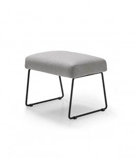 Puff moderno Bolton Steel