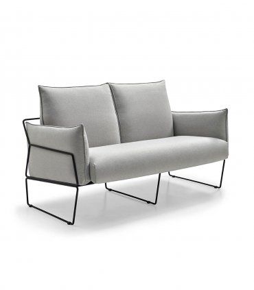Sofá moderno pequeño Bolton Steel
