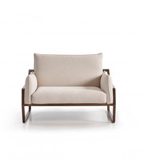Sofá moderno de 120 cm Bolton Wood