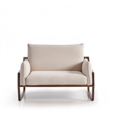 Sofá moderno de 120 cm Bolton Wood