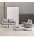 Sillón moderno Bolton Steel
