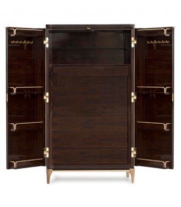 Mueble joyero estilo contemporáneo Soho, abierto