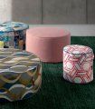 Puff redondo moderno Bloom