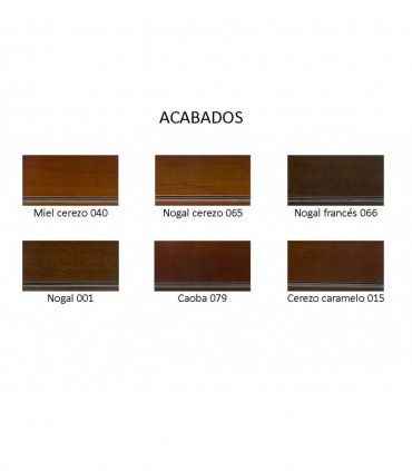 Muestras de acabados