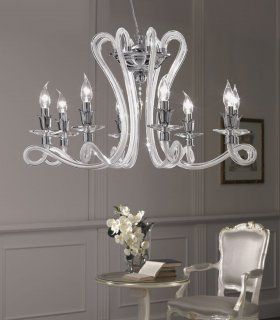 Lámpara Clásica de Cristal de Murano Aina