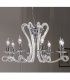 Lámpara Clásica de Cristal de Murano Aina, detalle