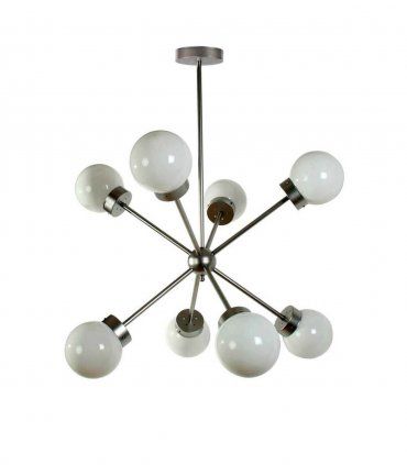 Lámpara Sputnik de metal Altman, 6 luces