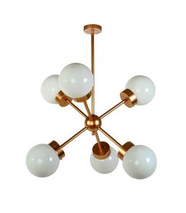 Lámpara de techo Sputnik Altman, 6 luces