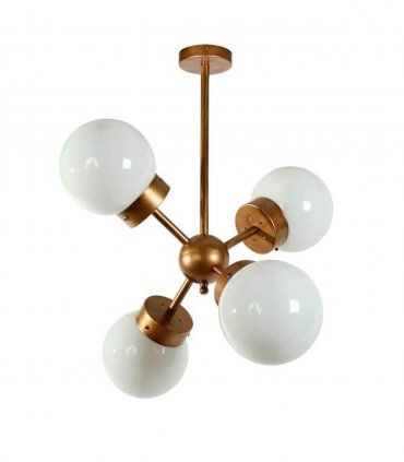 Lámpara de techo Sputnik Altman, 4 luces