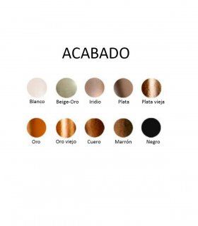Muestras de acabados