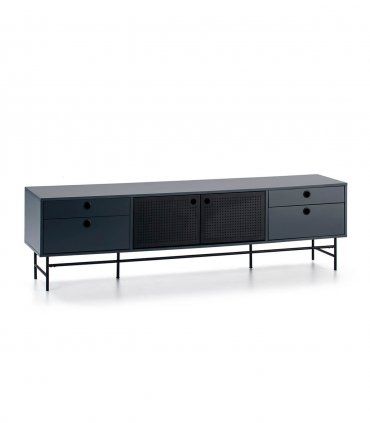 Mueble de Tv industrial Punto, gris