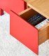 Mesa centro de salón moderna Arista, cajón pequeño