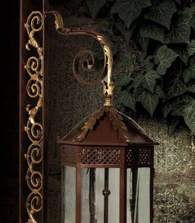 Farol rústico de pared Frares, detalle