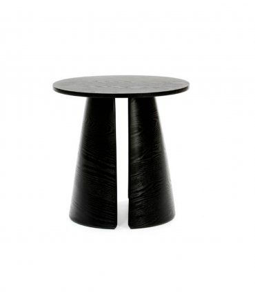 Mesa auxiliar moderno Cep, negro