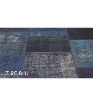 Alfombra Patchwork 13 Azul de Ámbar Muebles