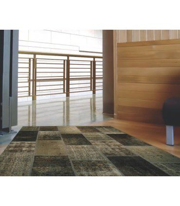Alfombra Patchwork 12 Gris de Ámbar Muebles