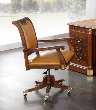 Sillón giratorio clásico Orfeo