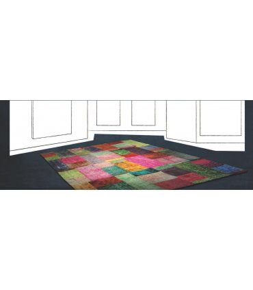 Alfombra Patchwork 8 Multicolor de Ámbar Muebles