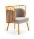 Butaca vintage Nabi, mostaza
