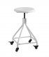 Taburete industrial con ruedas Jonas en Ámbar Muebles