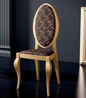 Silla Contemporánea 820, lacado en oro