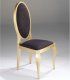 Silla Contemporánea 820, lacado en oro
