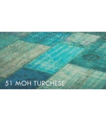 Alfombra Patchwork 1 Turquesa de Ámbar Muebles
