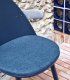 Silla moderna con brazos Uma en Ámbar Muebles