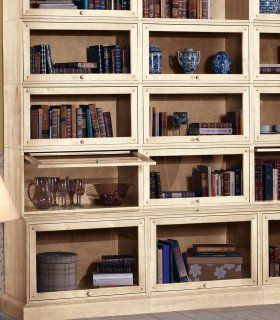 Librería rústica blanca Ródano, detalle