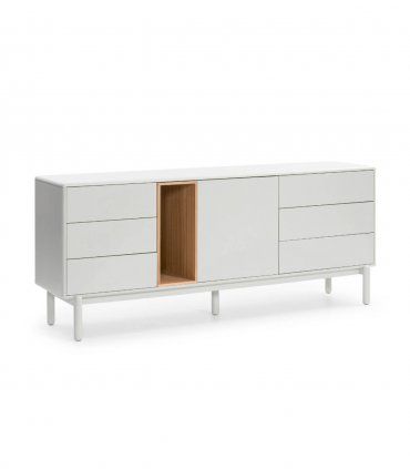 Aparador de diseño Corvo, crema